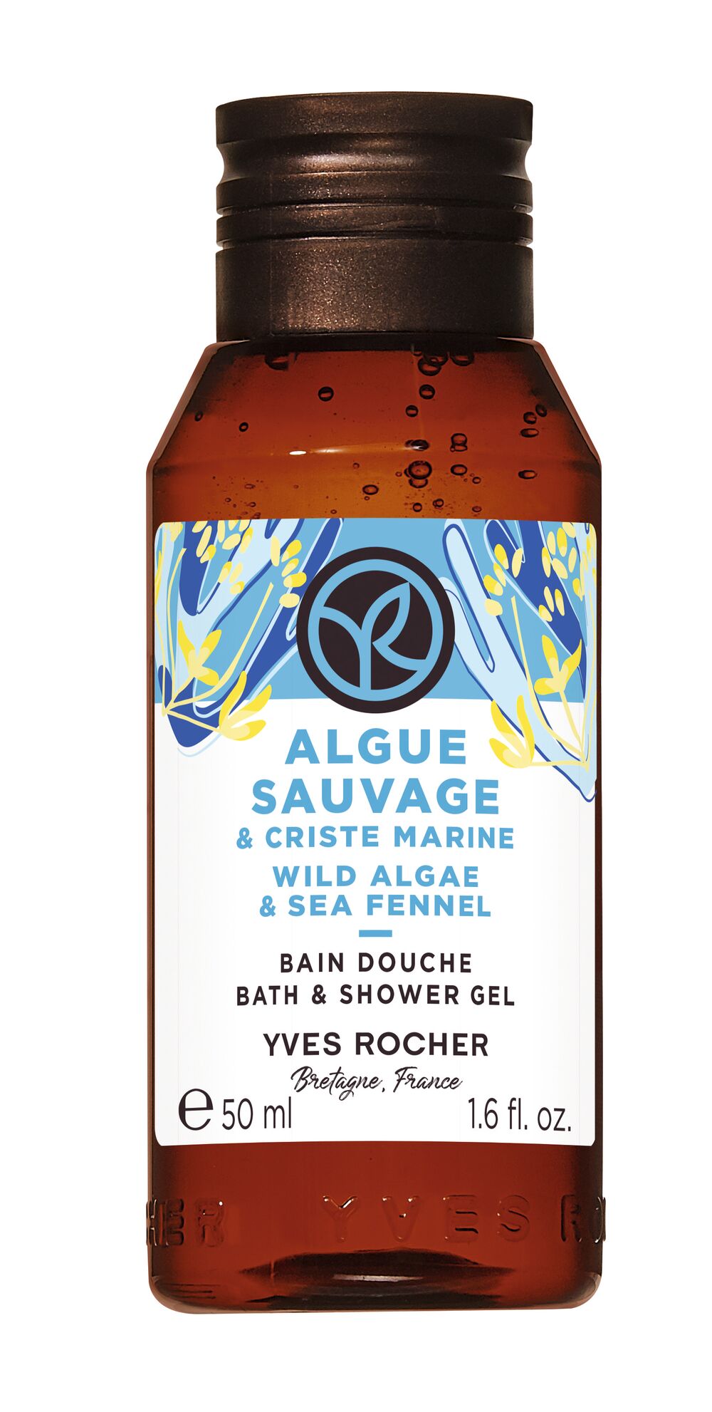 MINI GEL DE DUCHA EVASIÓN ALGAS 50 mL