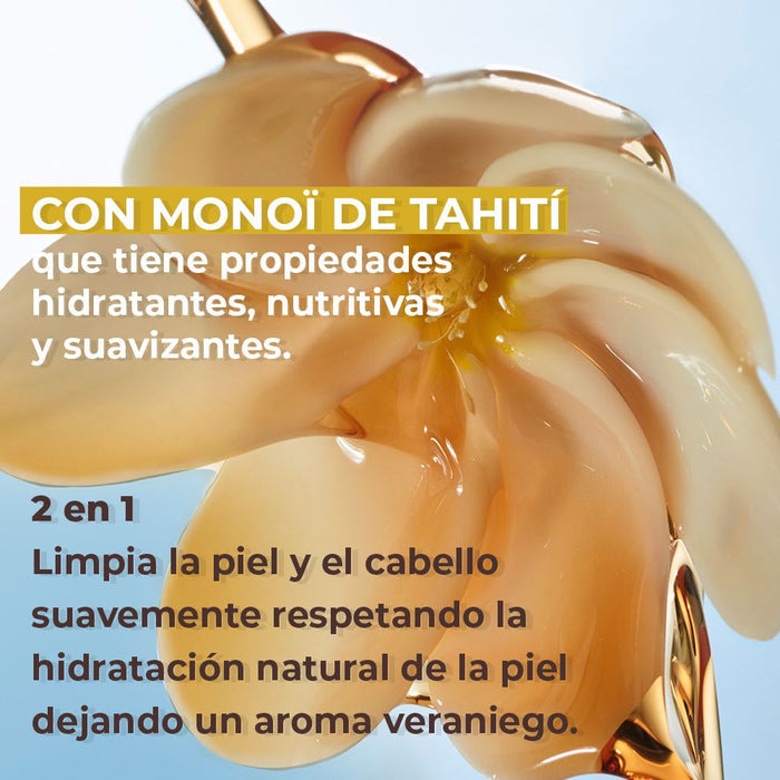 GEL DE DUCHA SUAVE MONOI 400 mL