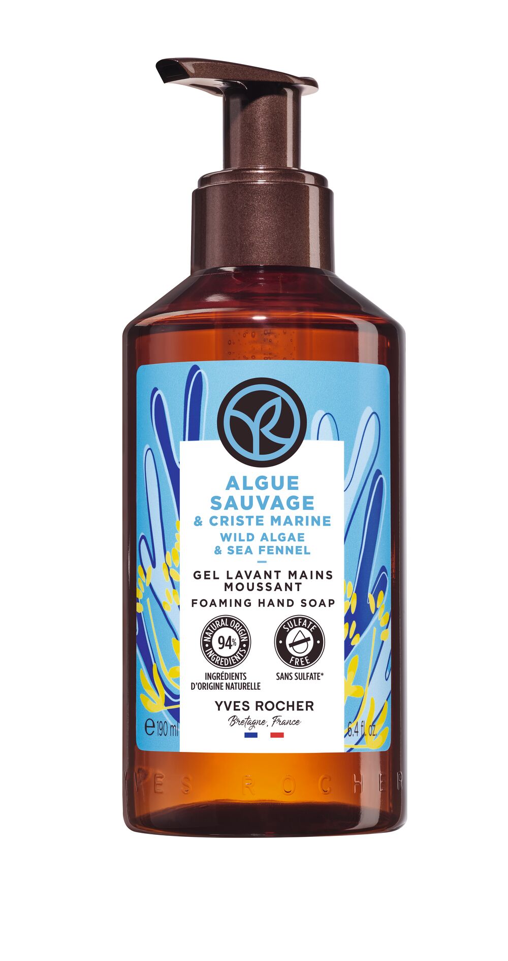 JABÓN LÍQUIDO DE MANOS ALGAS 190 mL