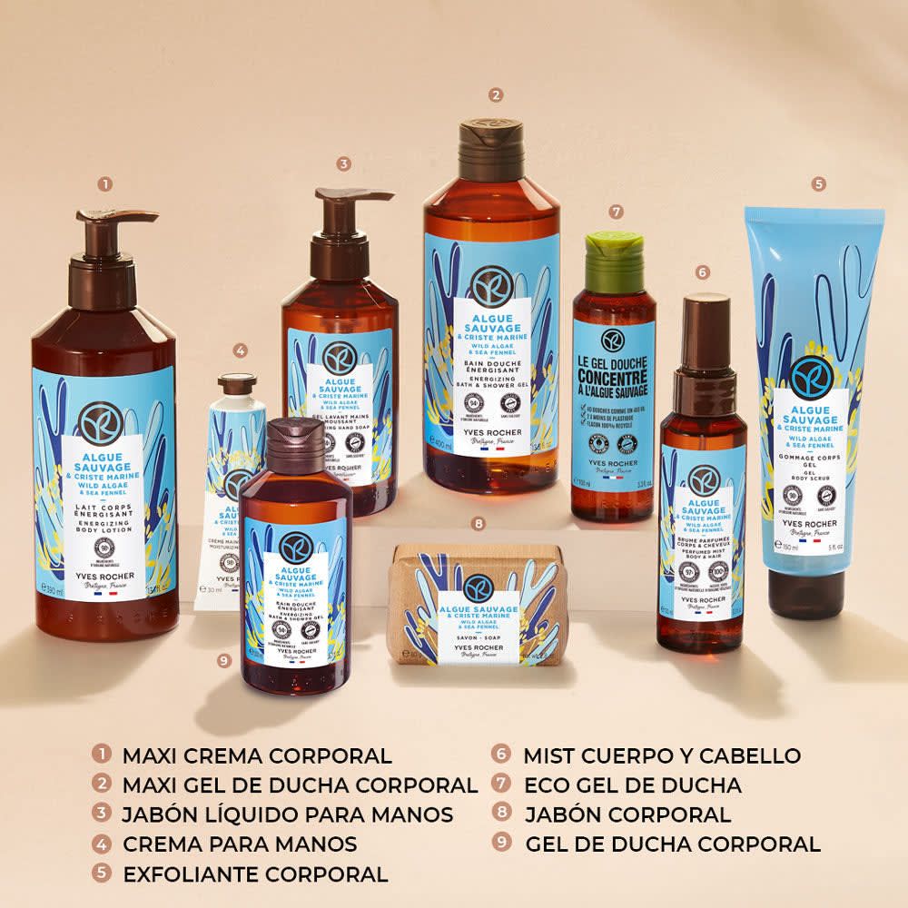 JABÓN LÍQUIDO DE MANOS ALGAS 190 mL