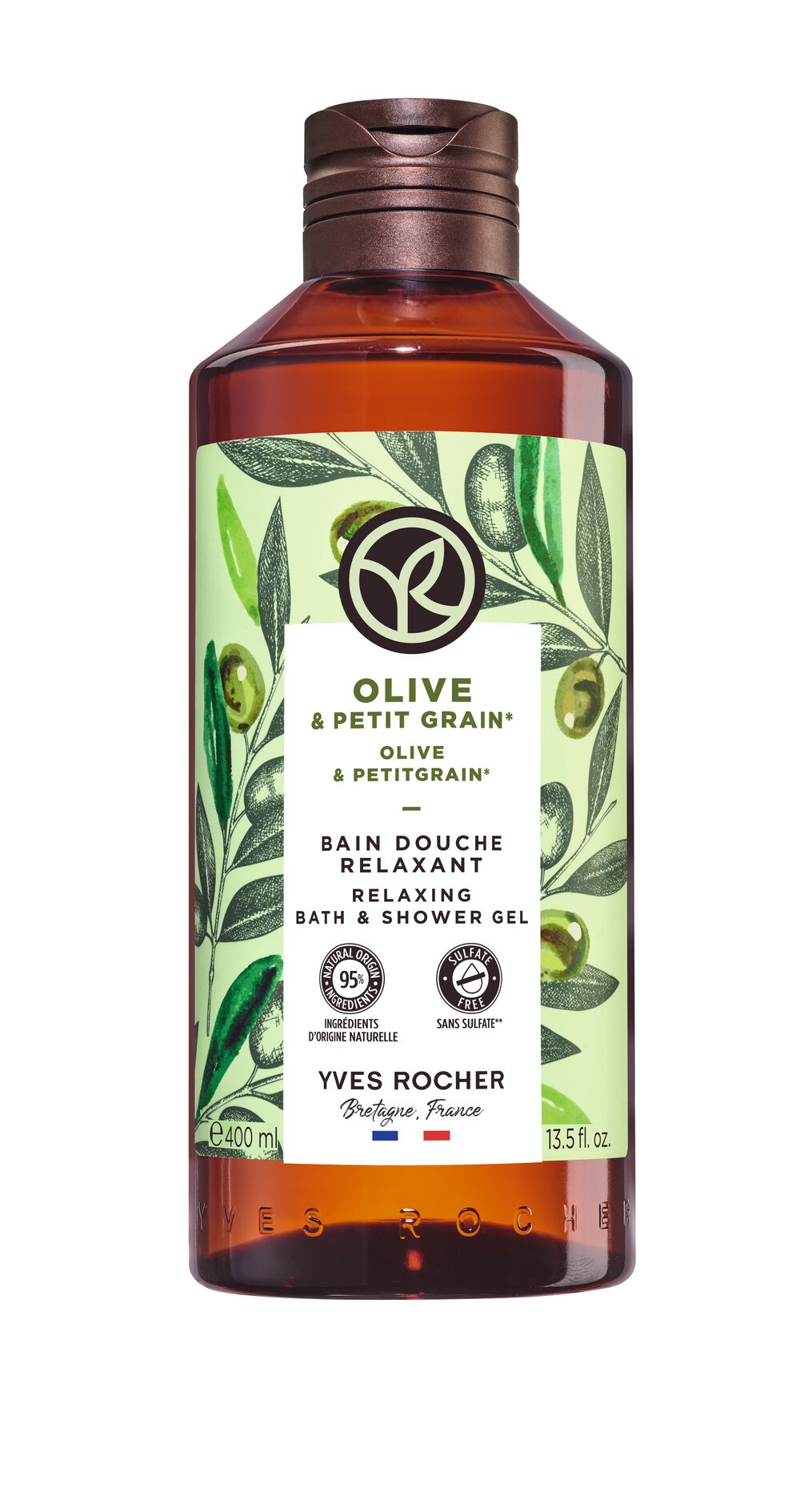 GEL DE DUCHA EVASIÓN OLIVA 400 mL