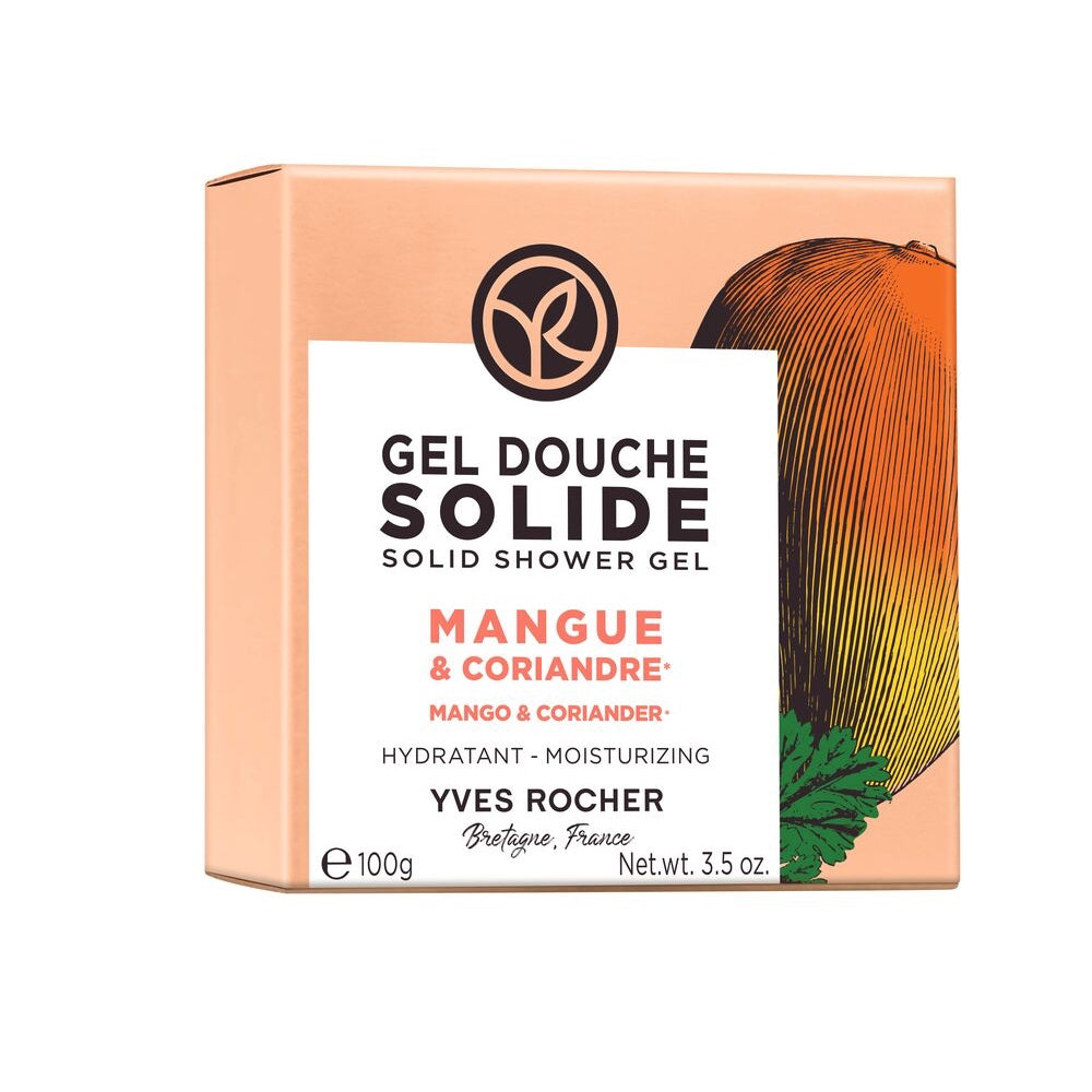 GEL DE DUCHA SÓLIDO MANGO Y CORIANDRO 100 g