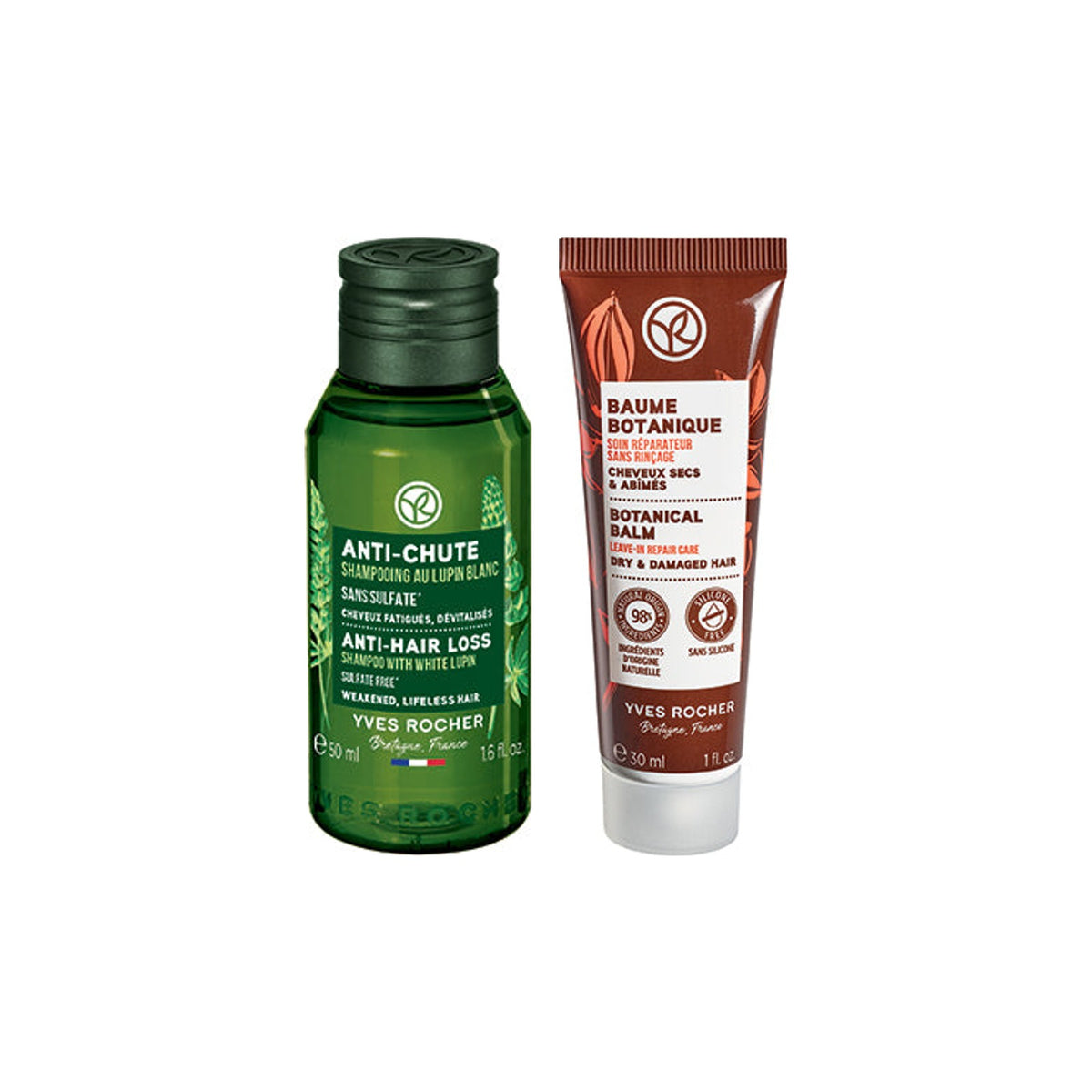 Kit mini fortificante y reparador shampoo + bálsamo